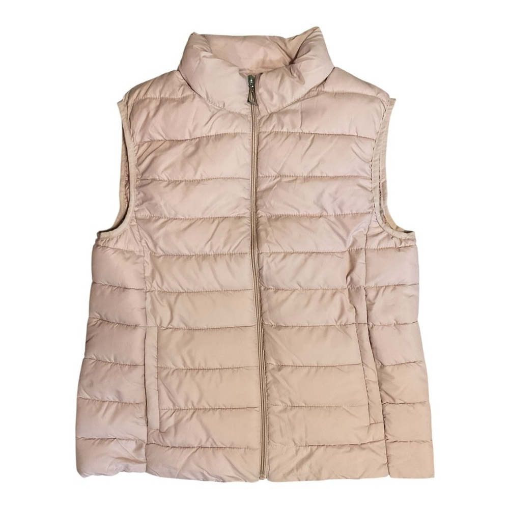 Women’s Pink Puffer Vest Medium